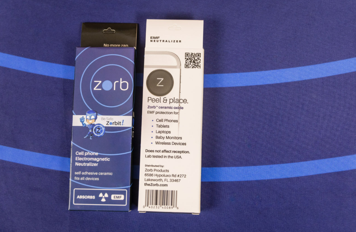 1 Piece - Zorb Cell Phone EMF Reduction Disc, Flagship Product, $39.95 each (Family-Pack reduced pricing available)