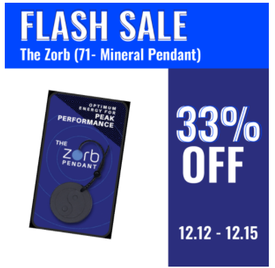 The Zorb Scalar Energy Pendant (71-Minerals) - Flash Sale $59.95 (Retail $89.95)