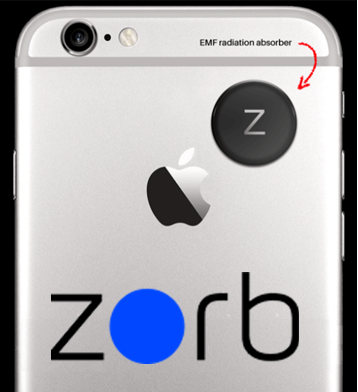 1 Piece - Zorb Cell Phone EMF Reduction Disc, Flagship Product, $39.95 each (Family-Pack reduced pricing available)